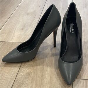 Charles by Charles David Dark Gray Women's Heels